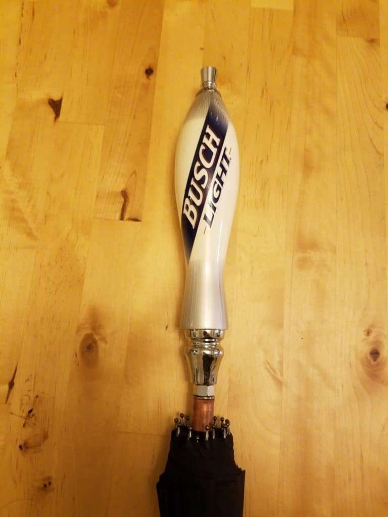 Busch Light Beer Tap Handle Umbrella RainTaps Umbrellas, Tap