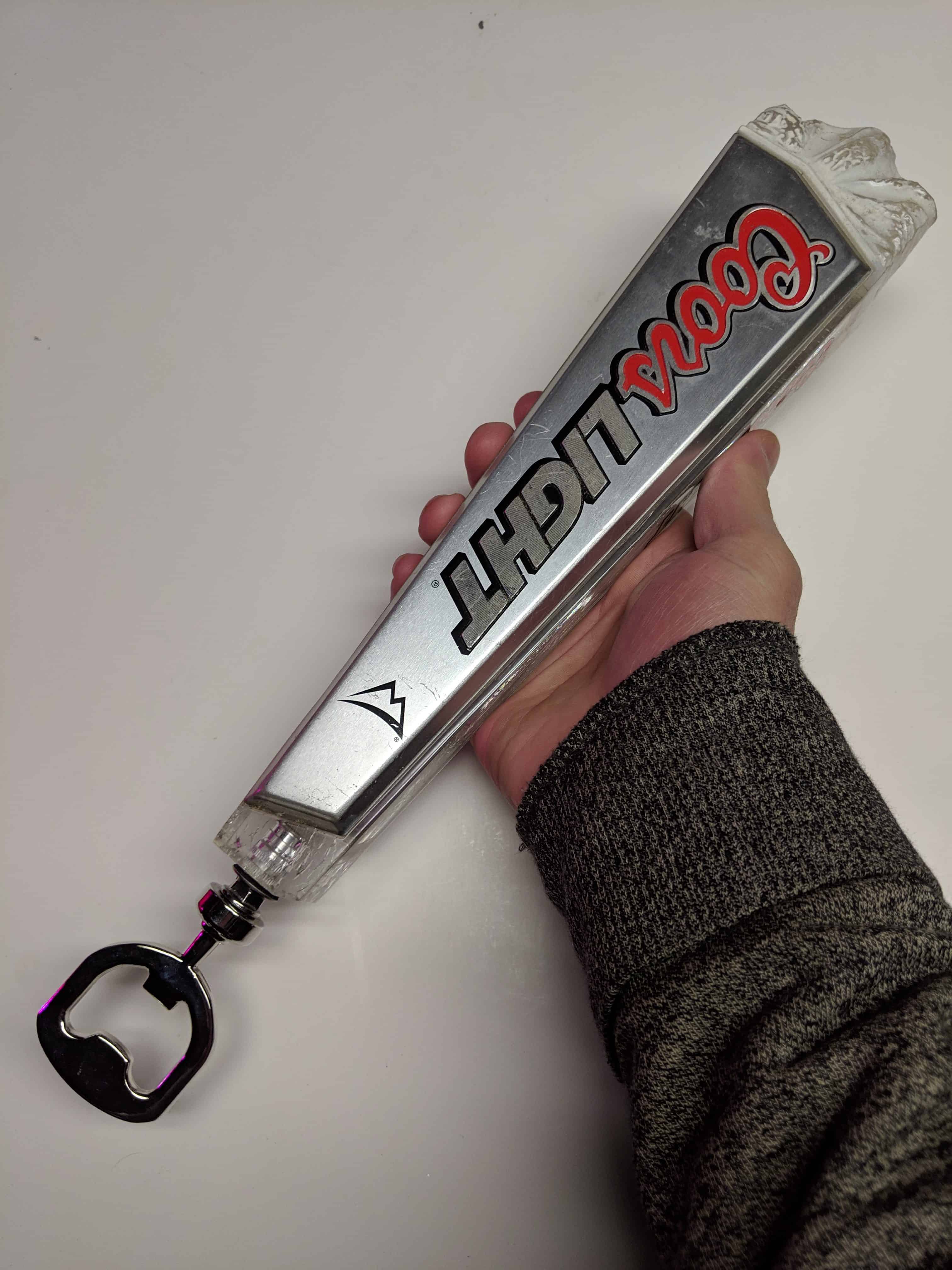 Large Coors Light Beer Tap Handle Bottle Opener RainTaps